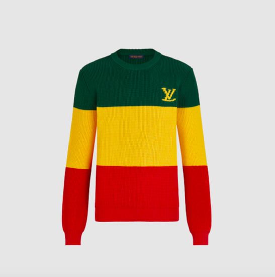 louis vuitton jamaican flag sweater wrong colors