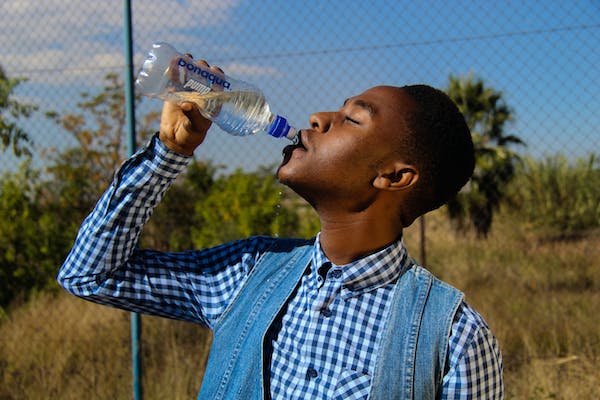 drink water to reduce arm fat