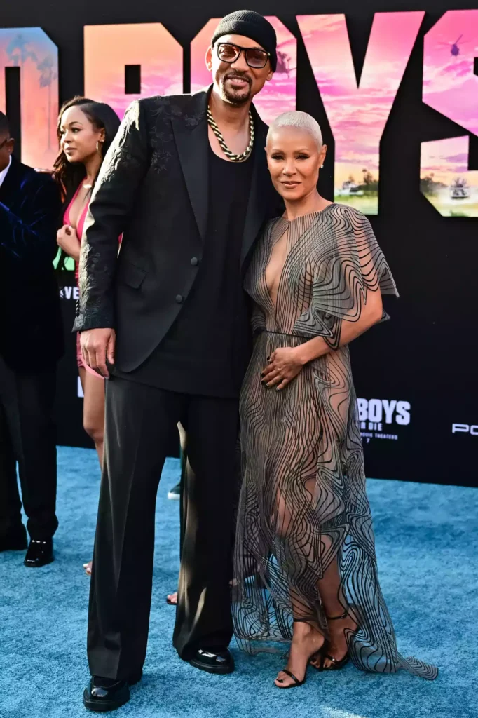 Will Smith and Jada Pinkett Smith bad boys premiere