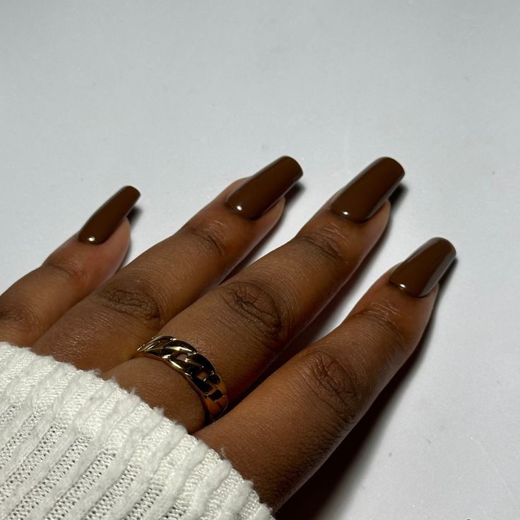 Brown Nails