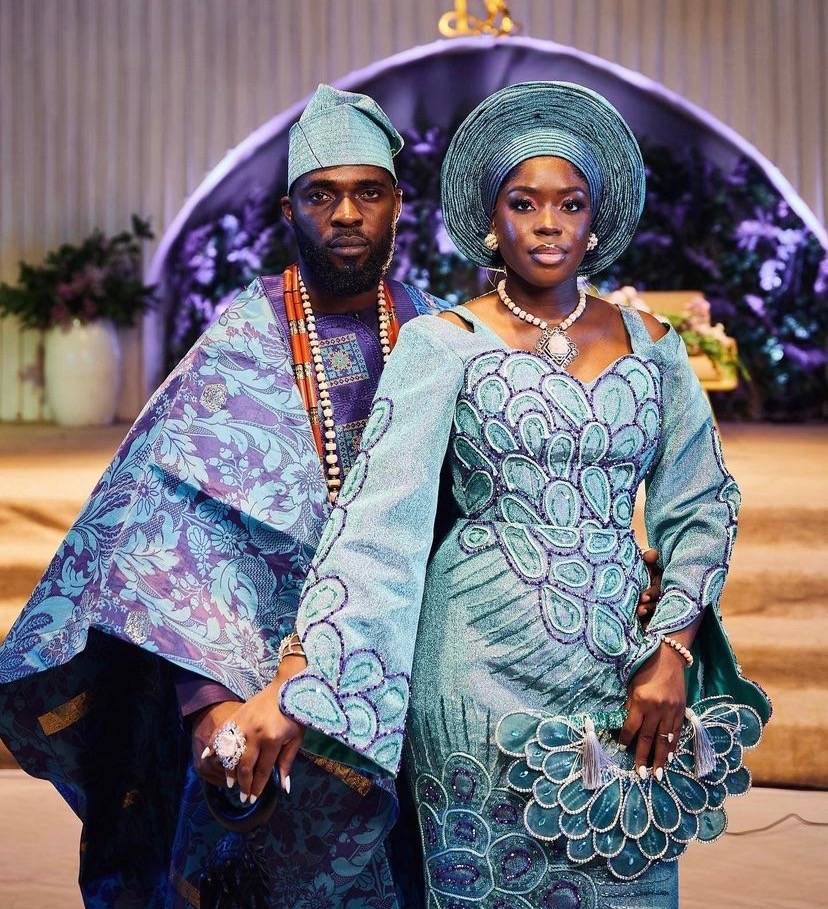 Love in Color: Vibrant Yoruba Wedding Outfit Inspirations for Couples!