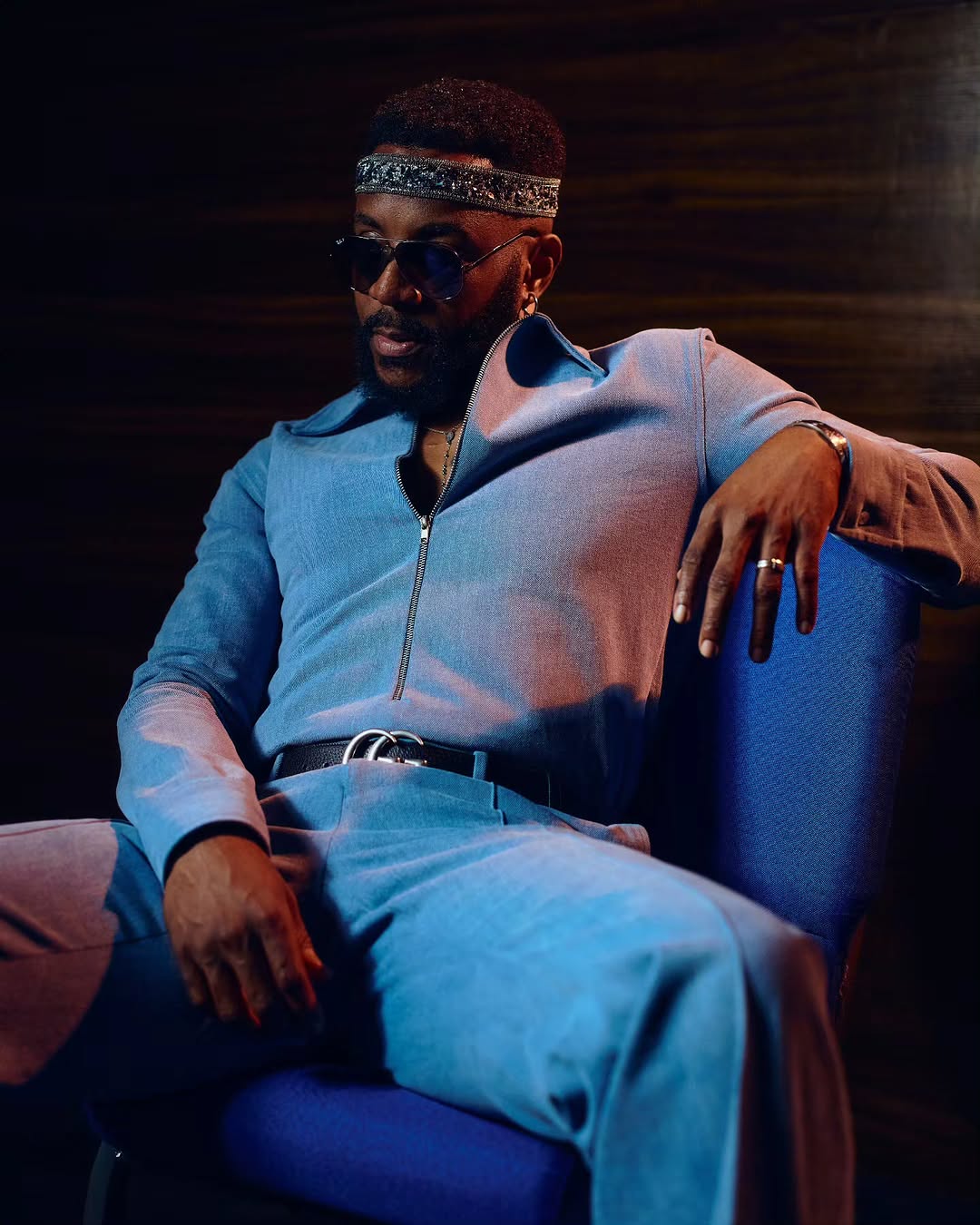 Ebuka’s BBNaija Eviction Night Outfit Is a Perfect Nod to 70s Sonny Okosun Glam