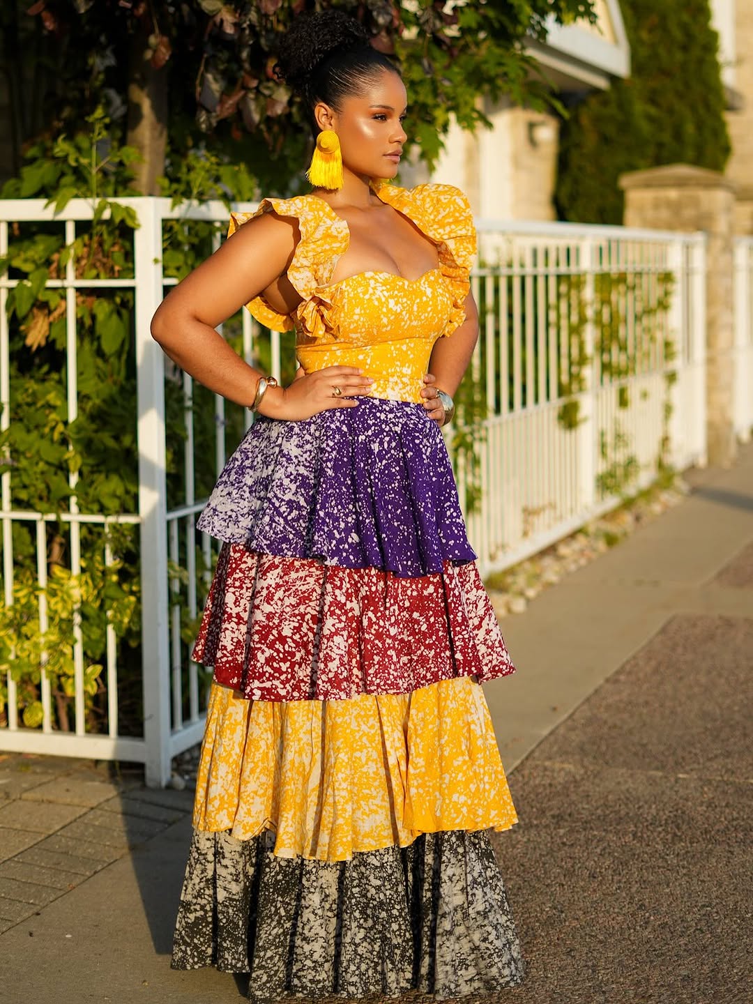 Sunshine Rosman Shines in Fashion That Honors the True Rhythm of the African Woman