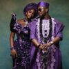 Prudent Gabriel and Okopi Peterson Shine in Purple as They Celebrate Their First Traditional Wedding Anniversary